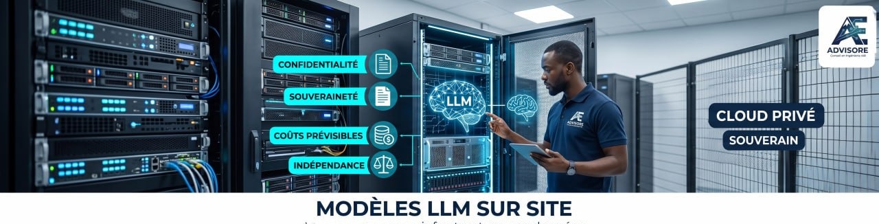 Modèles LLM sur site : confidentialité, souveraineté, coûts prévisibles et indépendance, dans un cloud privé souverain